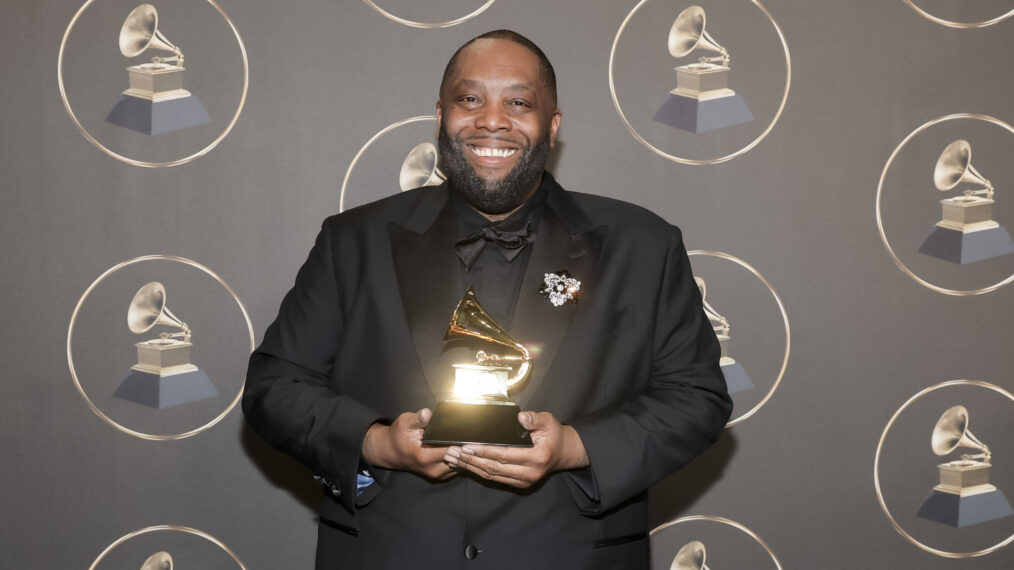 Killer Mike, winner of the 'Best Rap Performance' award for 