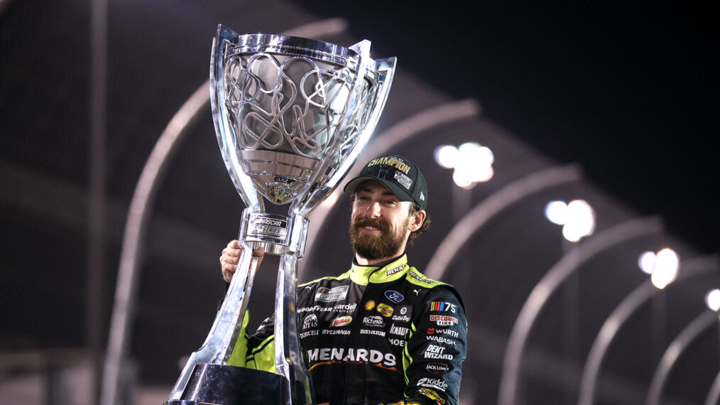 Ryan Blaney at the 2023 NASCAR Cup Series Championship at Phoenix Raceway on November 05, 2023 in Avondale, Arizona.