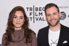 Simone Policano and Jeff Ayars and attend Tribeca Snapchat Shorts showing during 2017 Tribeca Film Festival