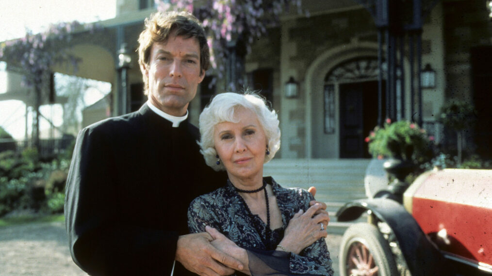 Richard Chamberlain and Barbara Stanwyck in 1983 TV Miniseries 'The Thorn Birds'