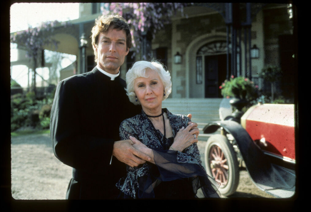 Richard Chamberlain and Barbara Stanwyck in The Thorn Birds