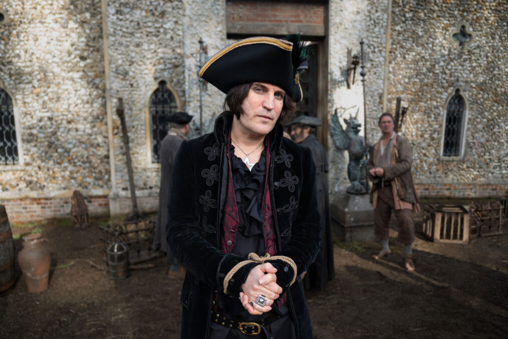 Comic Noel Fielding saddles up as the horse thief of U.K. legend