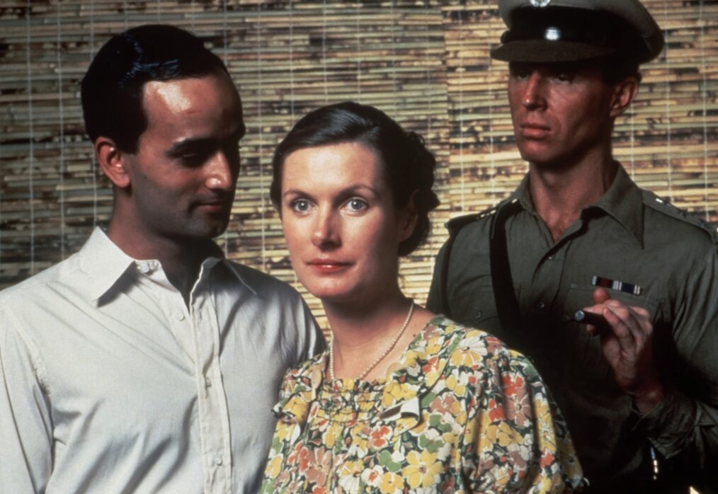 Art Malik, Susan Wooldridge, Tim Pigott-Smith in 'The Jewel in the Crown' (1984)