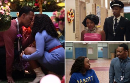 Tyler James Williams and Quinta Brunson as Gregory and Janine for 'Abbott Elementary'
