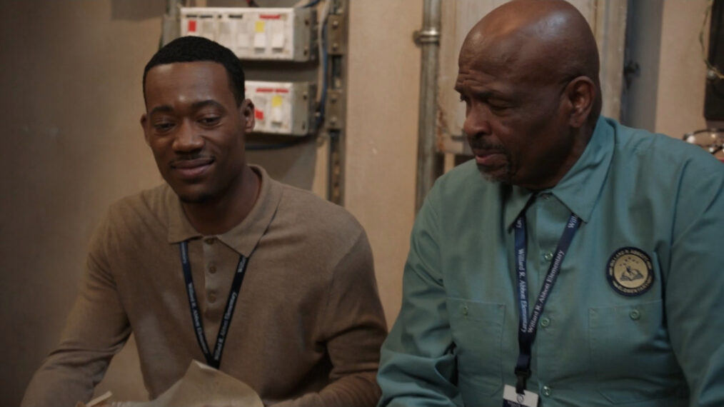 Tyler James Williams and William Stanford Davis in 'Abbott Elementary'