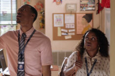 Tyler James Williams and Quinta Brunson in 'Abbott Elementary'