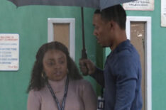 Quinta Brunson and Tyler James Williams in 'Abbott Elementary' Season 1