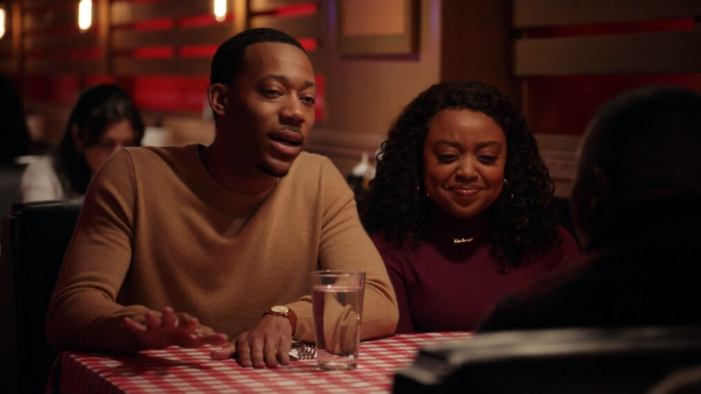 Tyler James Williams and Quinta Brunson in 'Abbott Elementary' Season 2