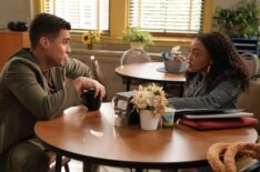 Josh Segarra and Quinta Brunson in 'Abbott Elementary' Season 3