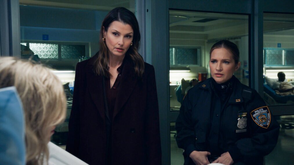 Bridget Moynahan as Erin Reagan Boyle and Vanessa Ray as Eddie — 'Blue Bloods' Season 14 Episode 2