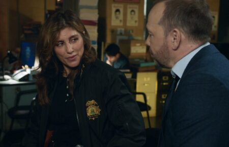 Jennifer Esposito as Jackie Curatola and Donnie Wahlberg as Danny Reagan — 'Blue Bloods' Season 14 Episode 2