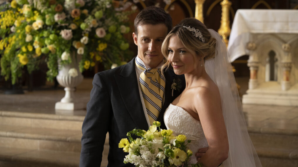 Jamie Reagan (Will Estes) and Eddie Janko (Vanessa Ray) in Blue Bloods