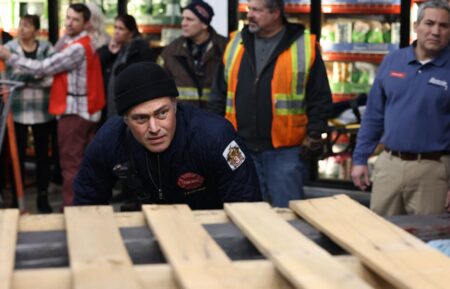 Taylor Kinney as Kelly Severide and TC Rose as victim — 'Chicago Fire' Season 12 Episode 3