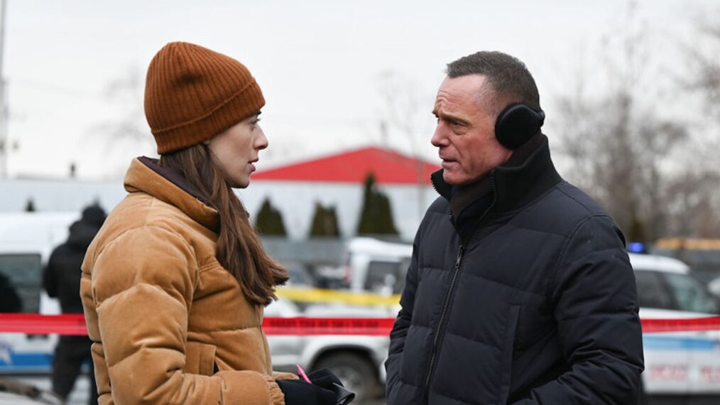 Marina Squerciati as Kim Burgess, Jason Beghe as Hank Voight in 'Chicago P.D.' - Season 11, Episode 3