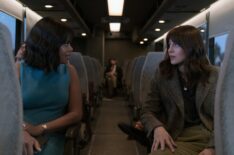 Christina Elmore and Melissa Benoist on Girls on the Bus