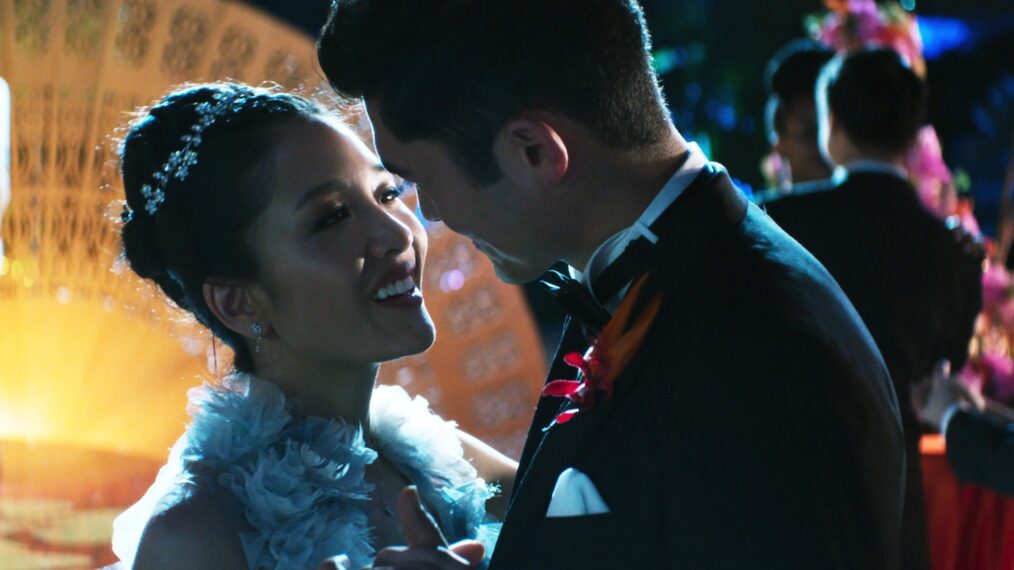 Constance Wu and Henry Golding in Crazy Rich Asians