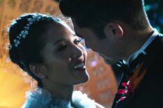 Constance Wu and Henry Golding in Crazy Rich Asians