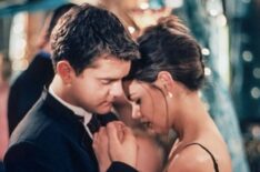 Joshua Jackson and Katie Holmes in Dawson's Creek