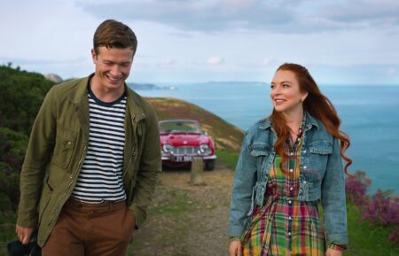 Ed Speleers and Lindsay Lohan in Irish Wish