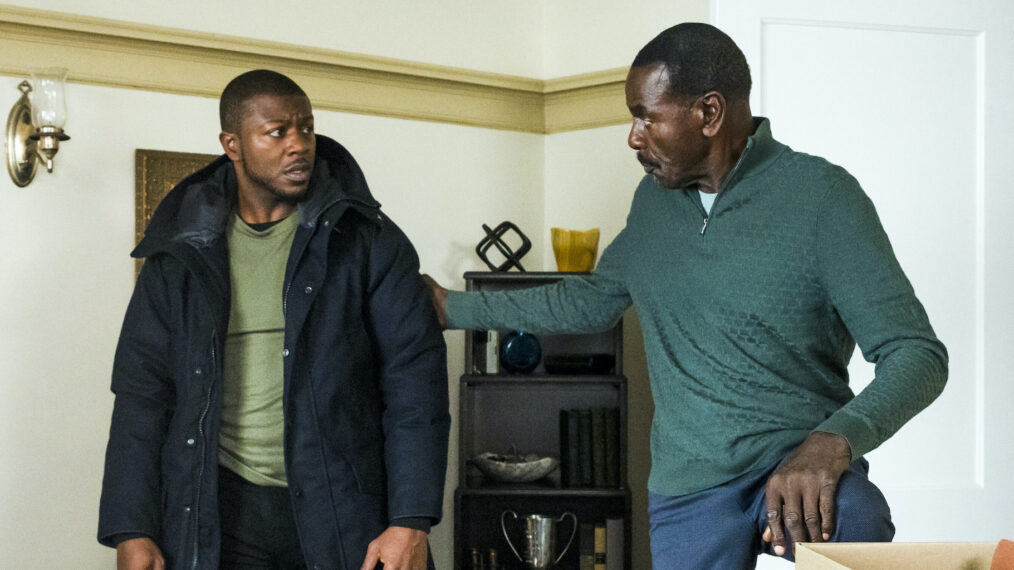 Edwin Hodge as Special Agent Ray Cannon and Steven Williams as Ray Cannon Sr. — 'FBI: Most Wanted' Season 5 Episode 2