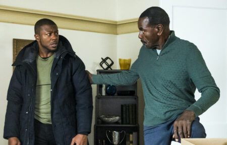 Edwin Hodge as Special Agent Ray Cannon and Steven Williams as Ray Cannon Sr. — 'FBI: Most Wanted' Season 5 Episode 2