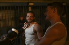 Max Thieriot and Grant Harvey behind the scenes — 'Fire Country' Season 2 Premiere