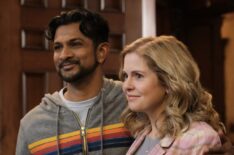 Utkarsh Ambudkar and Rose McIver for 'Ghosts' Season 3