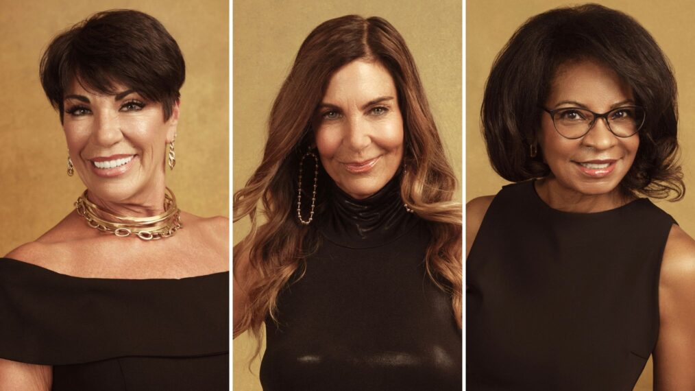 'The Golden Bachelor' contestants Susan Noles, Leslie Fhima, and Sandra Mason