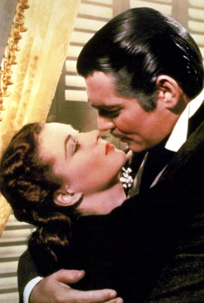 Vivien Leigh and Clark Gable in 'Gone With the Wind'