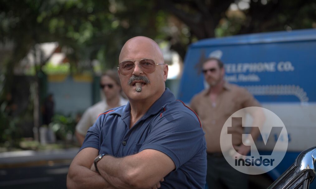 Michael Chiklis as Agent Zulio in Hotel Cocaine