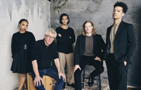 Delainey Hayles, Eric Bogosian, Assad Zaman, Sam Reid, and Jacob Anderson of Interview with the Vampire for TV Insider at TCA 2024