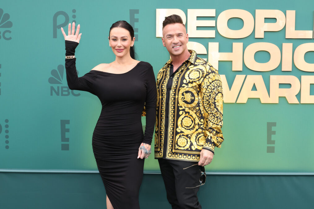 Jenni Farley and Michael Sorrentino attend the 2024 People's Choice Awards