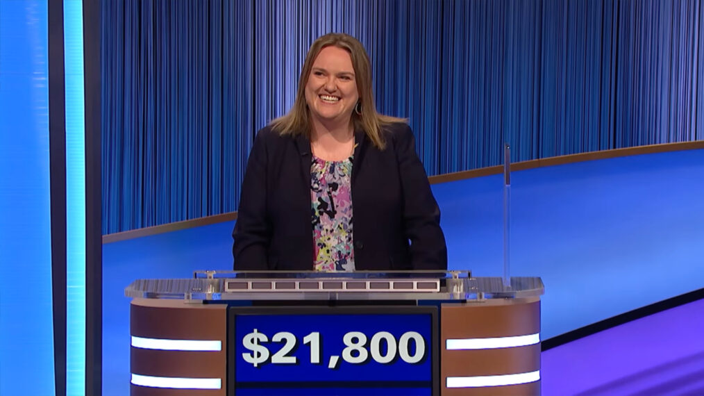 Emily Sands on 'Jeopardy!'