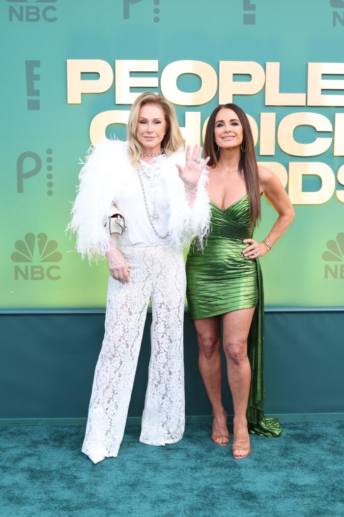 Kathy Hilton and Kyle Richards attend the 2024 People's Choice Awards