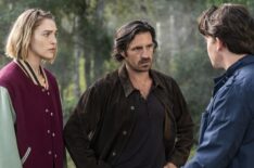 Zyra Gorecki as Izzy, Eoin Macken as Gavin, Jack Martin as Josh in 'La Brea' Series Finale