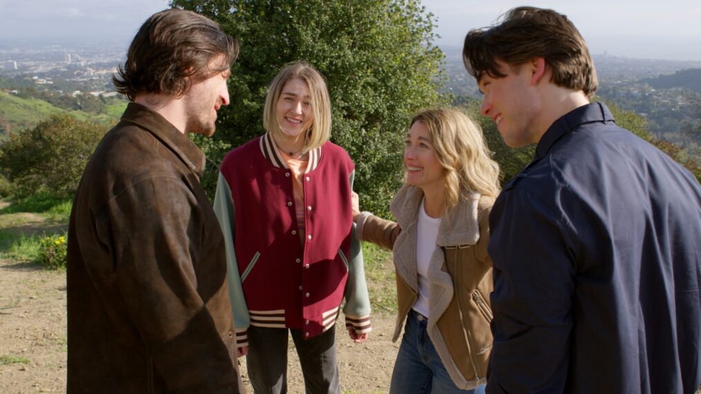 Zyra Gorecki as Izzy, Natalie Zea as Eve, Jack Martin as Josh, Eoin Macken as Gavin — 'La Brea' Series Finale