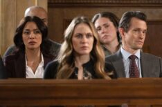 Odelya Halevi as ADA Samantha Maroun, Hugh Dancy as ADA Nolan Price — 'Law & Order' Season 23 Episode 5