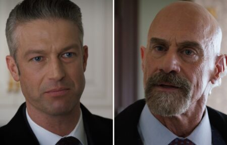 Peter Scanavino as ADA Sonny Carisi and Christopher Meloni as Detective Elliot Stabler — 'Law & Order: Organized Crime' Season 4 Episode 4