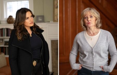 Mariska Hargitay as Captain Olivia Benson and Amy Carlson as Katie McGrath — 'Law & Order: SVU' Season 25 Episode 4