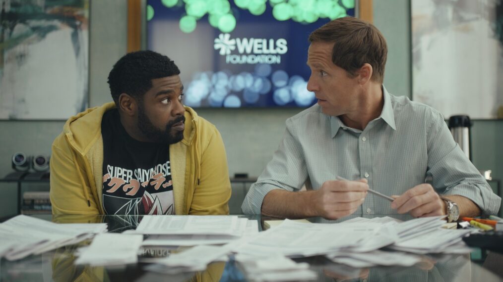 Ron Funches and Nat Faxon in 'Loot' Season 2