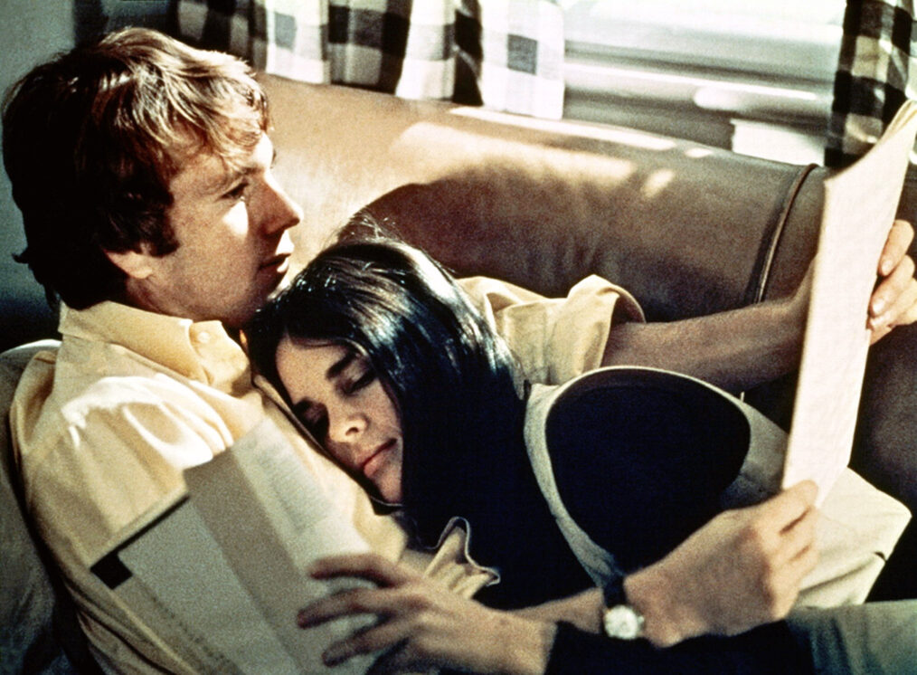 Ryan O'Neal, Ali MacGraw in 'Love Story' (1970)