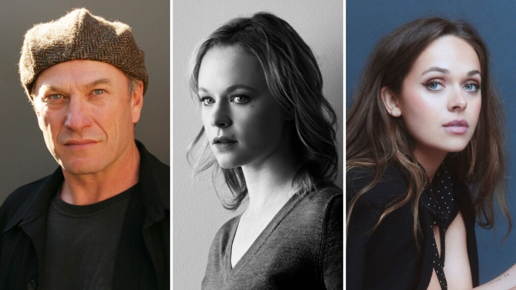 Ted Levine (L); Thora Birch (C); Alyssa Jirrels (R) for 'Mayfair Witches' Season 2