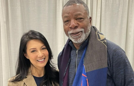 Ming-Na Wen and Carl Weathers