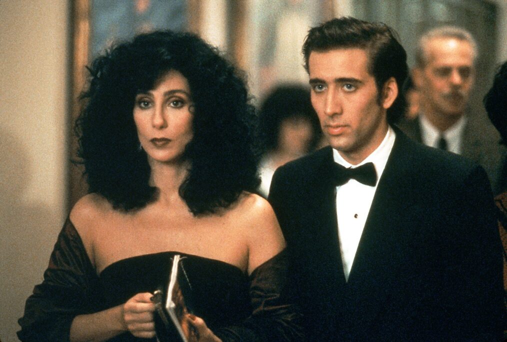 Cher and Nicolas Cage in Moonstruck