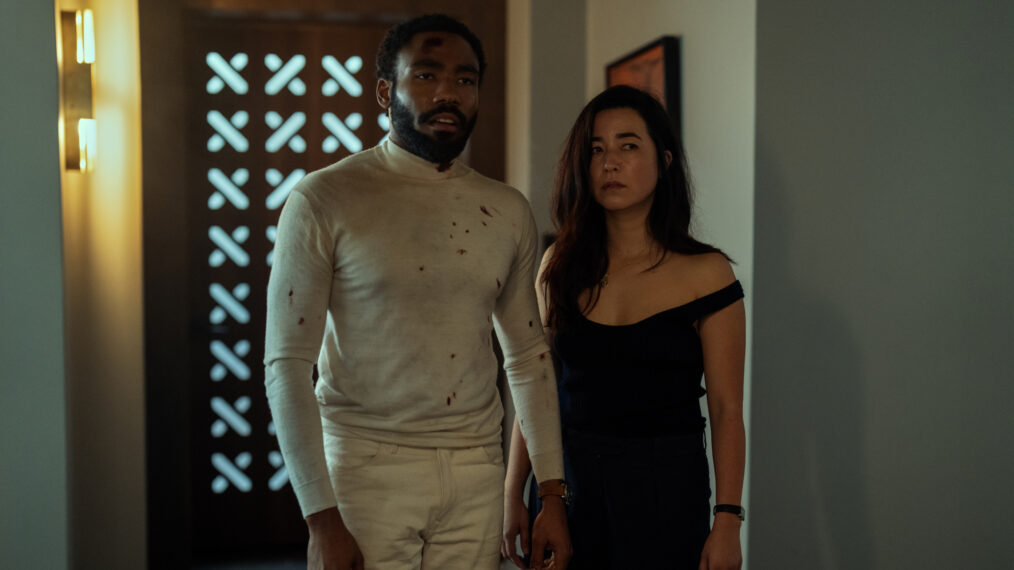 Donald Glover and Maya Erskine in 'Mr. & Mrs. Smith' Season 1 Episode 8