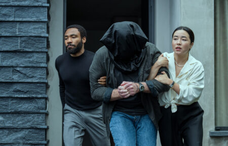 Donald Glover and Maya Erskine in 'Mr. & Mrs. Smith' Season 1