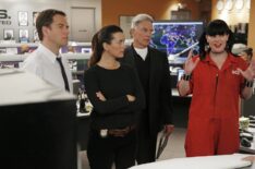 Michael Weatherly, Cote de Pablo, Mark Harmon and Pauley Perrette in 'NCIS' - 'Chasing Ghosts'