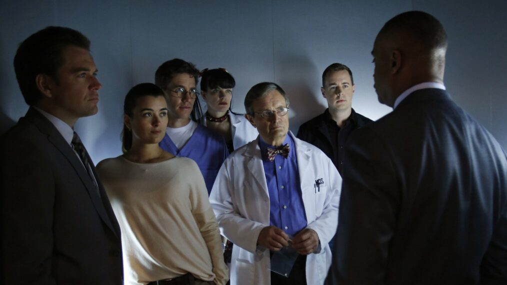 Michael Weatherly, Cote de Pablo, Brian Dietzen, Pauley Perrette, David McCallum, Sean Murray and Rocky Carroll — 'NCIS'