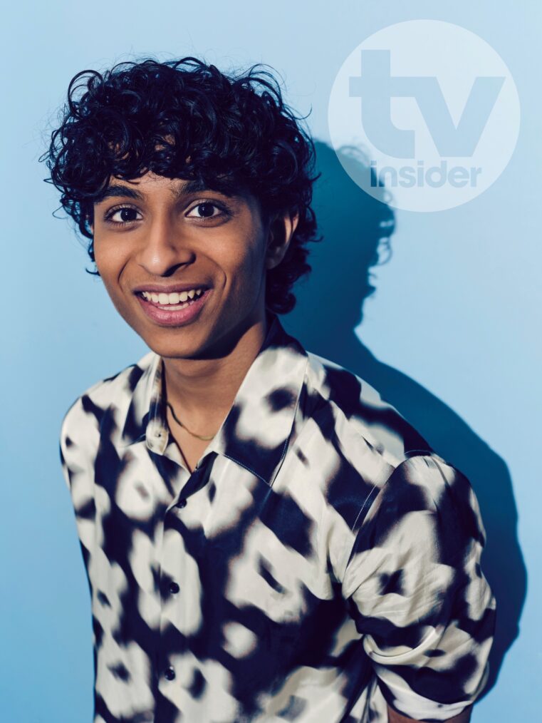 'Percy Jackson and the Olympians' star Aryan Simhadri in TV Insider/TV Guide Magazine's TCA Winter 2024 Press Tour Studio