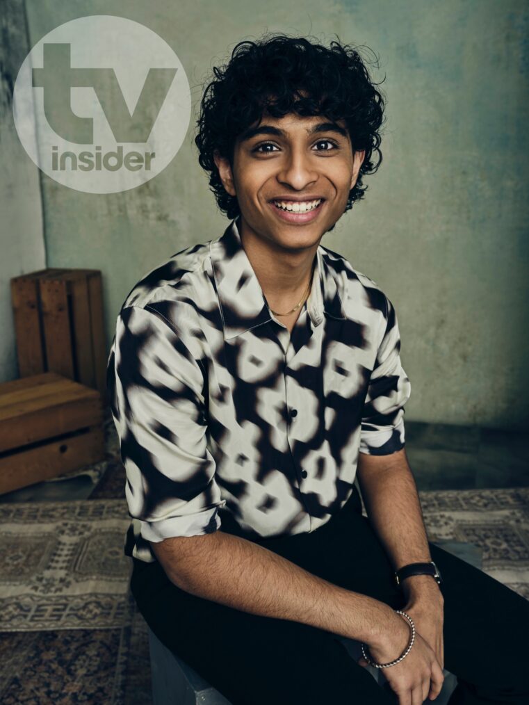 'Percy Jackson and the Olympians' star Aryan Simhadri in TV Insider/TV Guide Magazine's TCA Winter 2024 Press Tour Studio